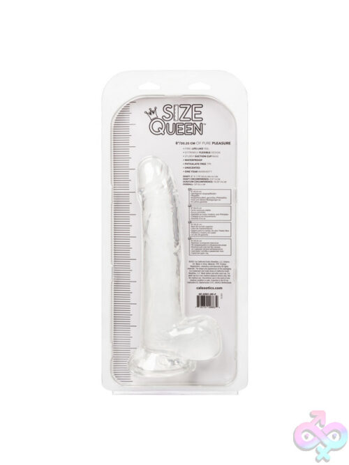 Clear Queen Size 8-inch Toy - Image 9