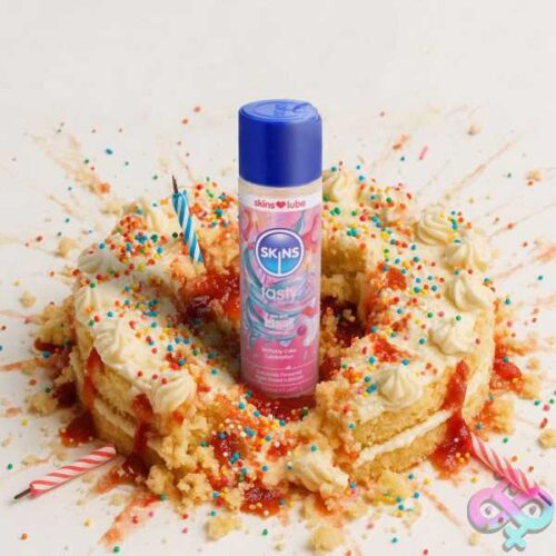 Skins Birthday Cake Water Based Lubricant 4.4 Fl Oz - Image 3
