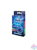 Clear one-size stretchy silicone performance ring by Creative Conceptions