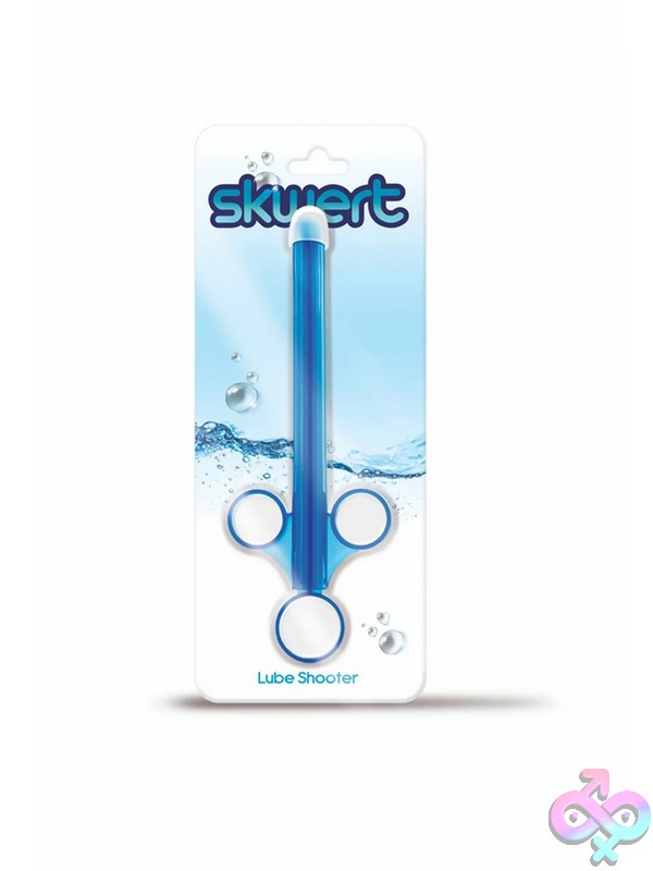 Discreet-Toys-Skwert-Lube-Shooter-Nu-Sk0504 Skwert Lube Shooter Slim Blue Applicator Syringe By Skwert