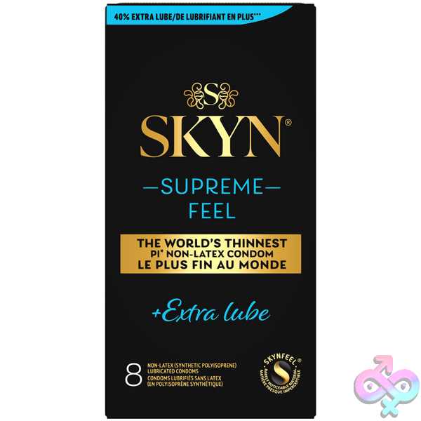 Discreet-Toys-Skyn-Supreme-Feel-Extra-Lube-Condoms-8Pk-Pm0227 Skyn Supreme Feel Extra Lube Condoms 8Pk - Image 1