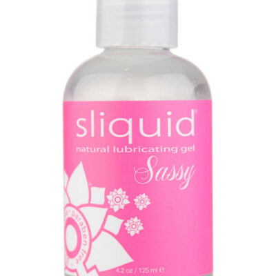 Naturals Sassy anal gel lubricant by Sliquid — water-based, glycerin-free, vegan formula