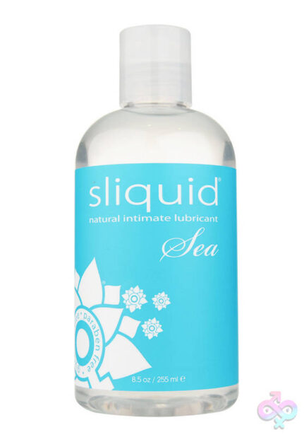 Natural sex lubricant Sliquid Naturals Sea 8.5 oz water-based lube with seaweed extracts by Sliquid