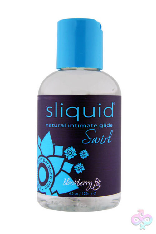 Sliquid Sex Toys - Naturals Swirl - Blackberry Fig - 4.2 Fl. Oz. (124 ml)