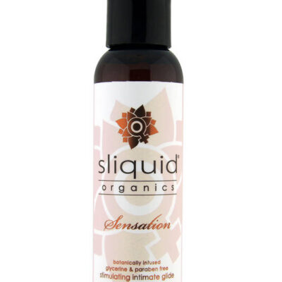 Organic lubricant Sliquid Organics Sensation 2 oz bottle — natural personal lubricant by Sliquid