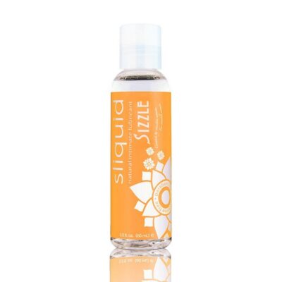 Clear warming and cooling water-based lubricant 2 oz bottle by Sliquid