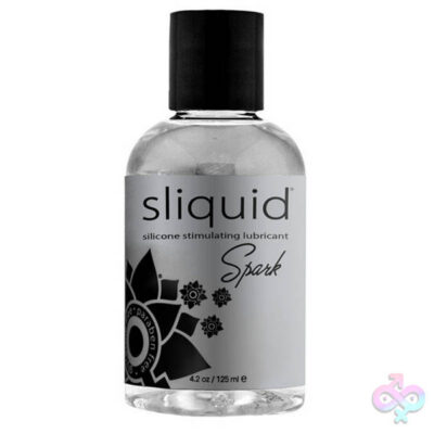 Sliquid Spark Silicone Lubricant 4.2 oz bottle by Sliquid — warming waterproof natural lube