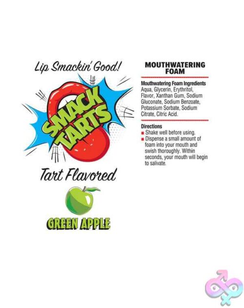 Smack Tarts Mouthwatering Foam 2.7Oz - Sour Green Apple - Image 2