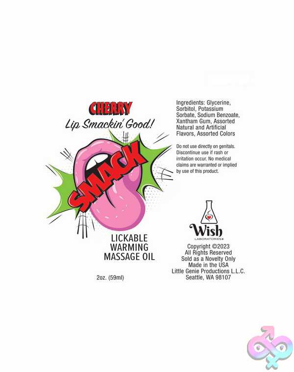 Discreet-Toys-Smack-Warming-And-Lickable-Massage-Oil-Cherry-2-Oz-Lg-Bt406 Smack Warming And Lickable Massage Oil - Cherry 2 Oz - Image 1