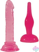Anal Plug Assortment Beginner Smart-Ass Pink Six-Piece Set by Nasstoys
