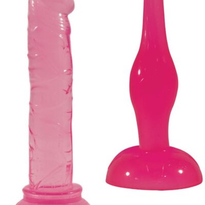 Anal Plug Assortment Beginner Smart-Ass Pink Six-Piece Set by Nasstoys