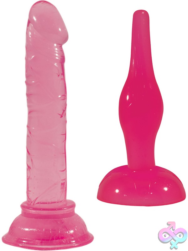 Discreet-Toys-Smart-Ass-Plug-Assortment-Pink-Nu-Nw3345 Anal Plug Assortment Beginner Smart-Ass Pink Six-Piece Set By Nasstoys