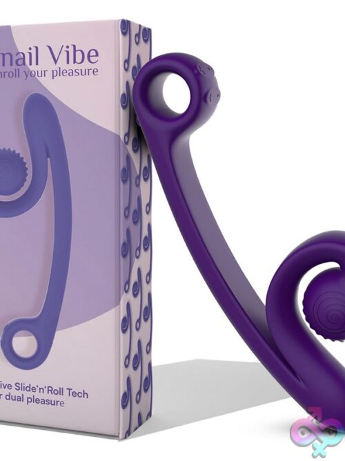 Snail Vibe Curve G-Spot And A-Spot Rechargeable Vibrator In Black, Pink, And Purple