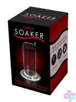 Aneros Soaker prostate massager cleaning system in black — sanitizing tube for internal massagers