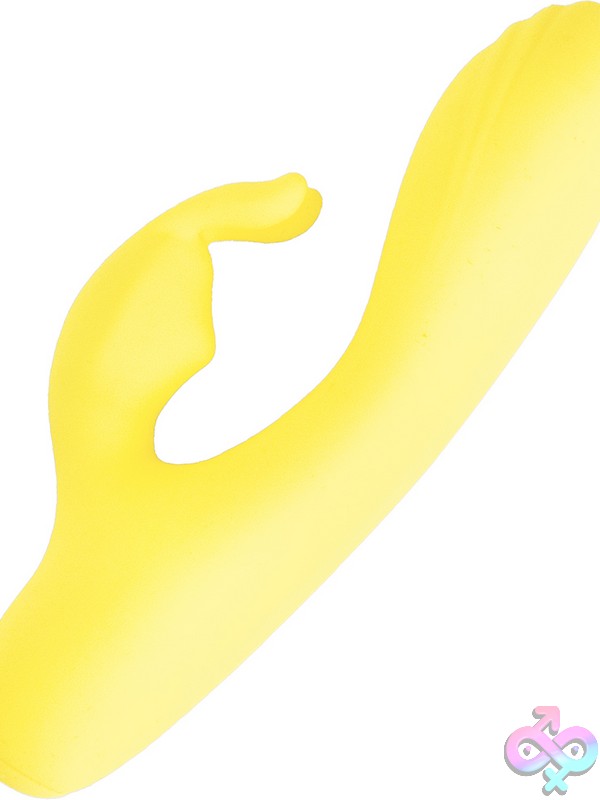 Discreet-Toys-Sorbet-Lemon-Rabbit-Yellow-Nu-Nw3330 Yellow Rabbit Vibrator Rechargeable Sorbet Lemon Rabbit By Nasstoys
