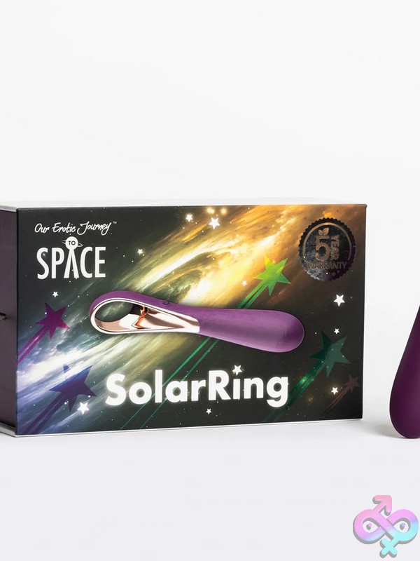 Discreet-Toys-Space-Solar-Ring-Nu-Sg-Sp-C381 Purple Silicone Finger Vibrator Space Solar Ring By Our Erotic Journey Shown Against A Clean Neutral Background