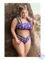 Spaced Out UV Reactive Bralette & Panty Set - Image 2