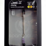 Spartacus Sex Toys - Adjustable Clit Clamp With Purple Beads