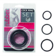 Rubber Cock Ring Set for Couples