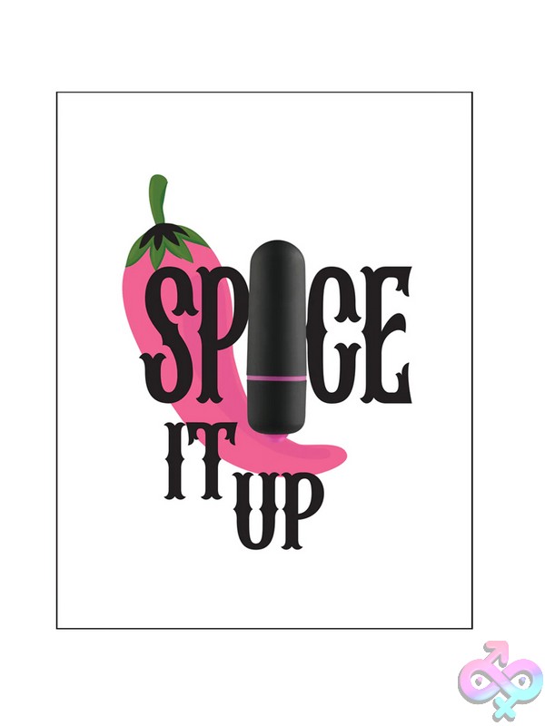 Discreet-Toys-Spice-It-Up-Naughtyvibes-Greeting-Card-Nu-Rc-Spiceit-101 Naughtyvibes Spice It Up Greeting Card With Honey Stinger Bullet Vibrator And Wipes By Rock Candy