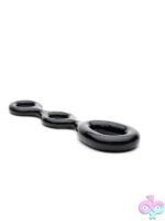 Sport Fucker 3 Way Cock & Ball Ring in Black - Image 2