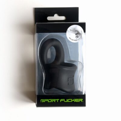 Sport Fucker Baller Ring silicone ball stretcher cock ring in black and blue