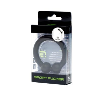 Sport Fucker Bullring firm silicone cock ring in black and red