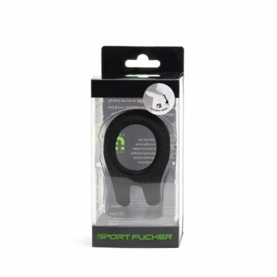 Sport Fucker Cockpit Ring in liquid silicone teardrop cockring design available in black blue and red