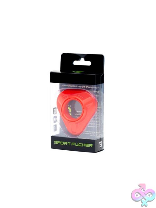 Sport Fucker Defender Ring Triangle Cock Ring In Black By 665 Leather