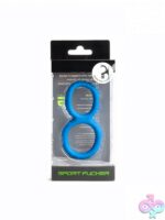 Sport Fucker Enigma Ring in black liquid silicone on neutral background