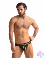 Sport Fucker Jersey Jock – Black/Green XL - Image 2