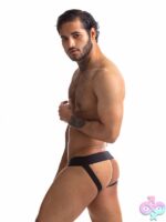 Sport Fucker Jersey Jock – Black/Green XL - Image 3