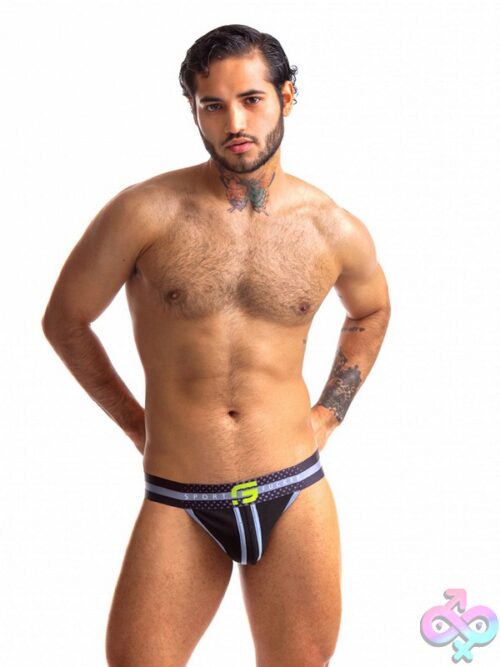 Sport Fucker Jersey Jock Black - Image 2