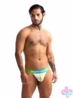 Sport Fucker Jersey Jock – Green/White - Image 2