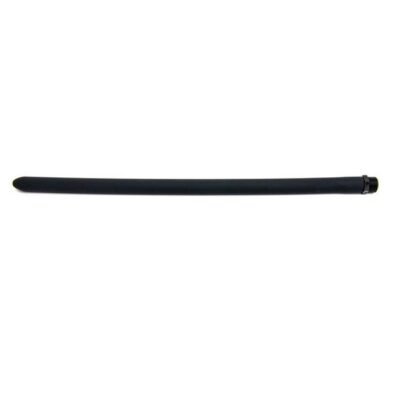 18-inch black Pure Platinum Silicone no-kink cleansing hose by 665 Leather