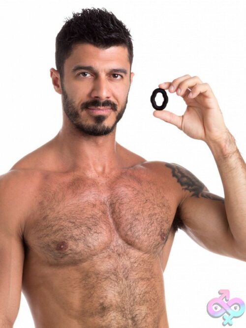 Sport Fucker Vigor Ring – Black Silicone Cock Ring - Image 3