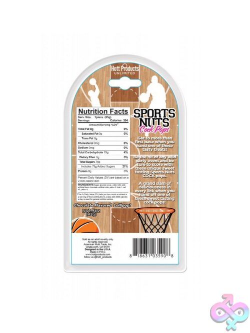 Sports Nuts Cock Pop Basketballs – Chocolate - Image 2