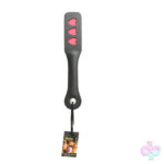 Sportsheets Sex Toys - 12 Inch Leather Impression Paddle - Heart