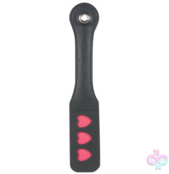 Sportsheets Sex Toys - 12 Inch Leather Impression Paddle - Heart
