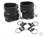 Sportsheets Sex Toys - 5 Piece Hog Tie and Cuff Set - Black
