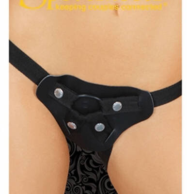 Sportsheets Sex Toys - Latigo Leather Strap on - Black