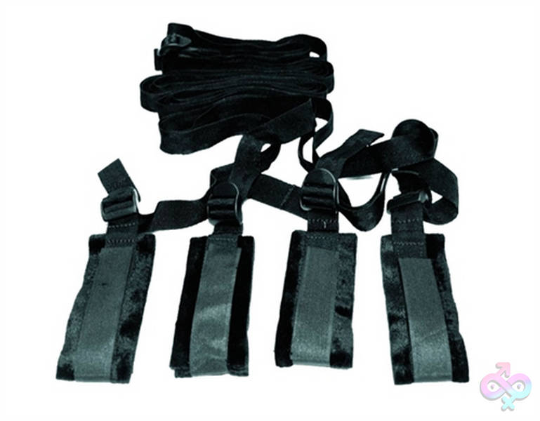 Sex and Mischief Bed Bondage Restraint Kit Sportsheets Sex Toys - Sex and Mischief Bed Bondage Restraint Kit