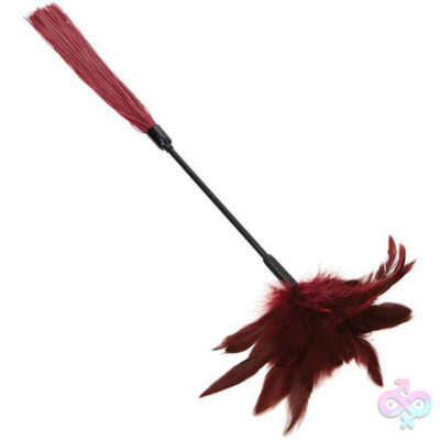 Sportsheets Sex Toys - Sex and Mischief Enchanted Feather Tickler - Burgundy