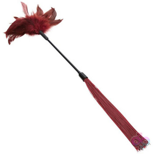 Sportsheets Sex Toys - Sex and Mischief Enchanted Feather Tickler - Burgundy