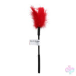 Sex mischief feather tickler whip bondage toy — Sportsheets Sex and Mischief Red Feather Teaser SS100-72