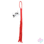 Sportsheets Sex Toys - Sex and Mischief Rope Flogger - Red
