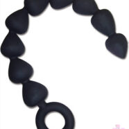 Sportsheets Sex Toys - Sex and Mischief Silicone Anal Beads - Black