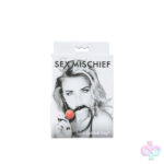 Sportsheets Sex Toys - Sex and Mischief Solid Ball Gag - Red