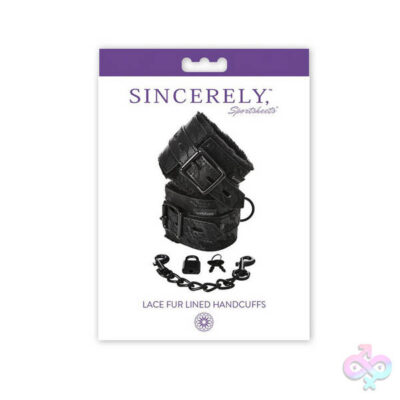Sportsheets Sex Toys - Sincerely Fur Lined Hand Cuffs