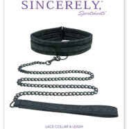 Sportsheets Sex Toys - Sincerely Lace Collar & Leash